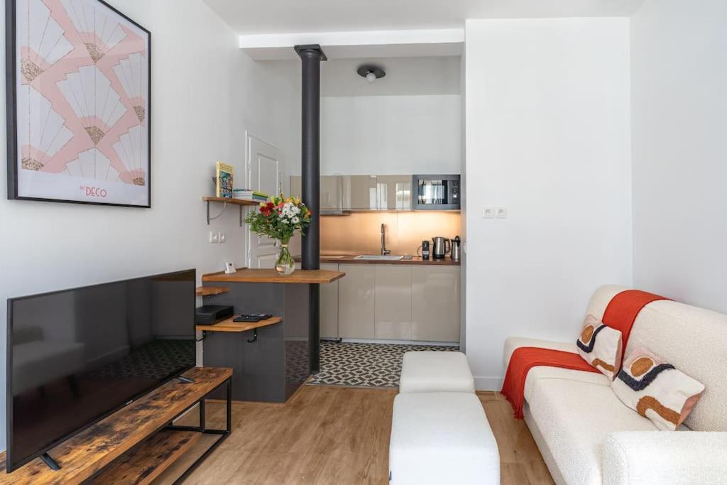 Appartement Magnifique Et Relaxant Avec Sauna Paris Exterior foto