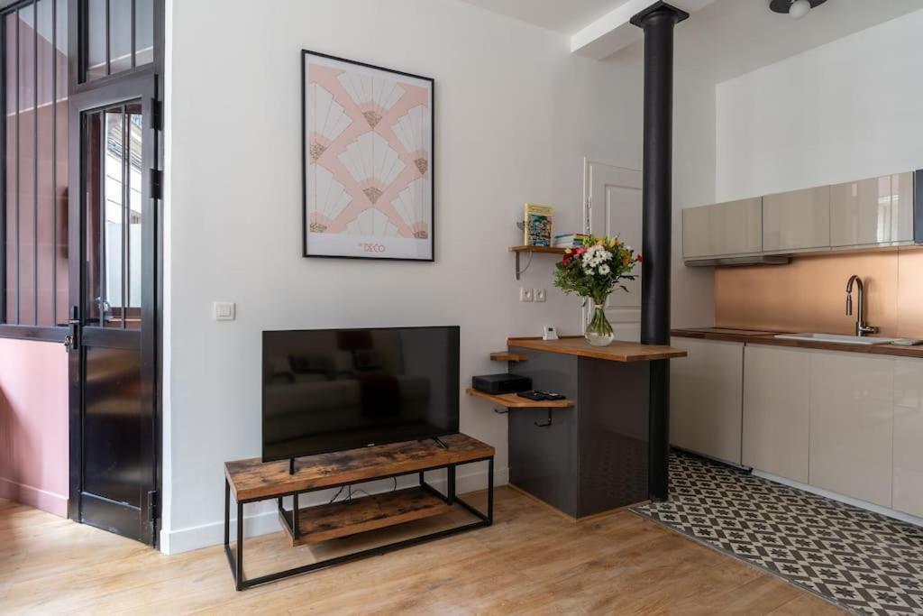 Appartement Magnifique Et Relaxant Avec Sauna Paris Exterior foto