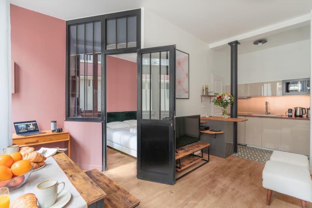 Appartement Magnifique Et Relaxant Avec Sauna Paris Exterior foto
