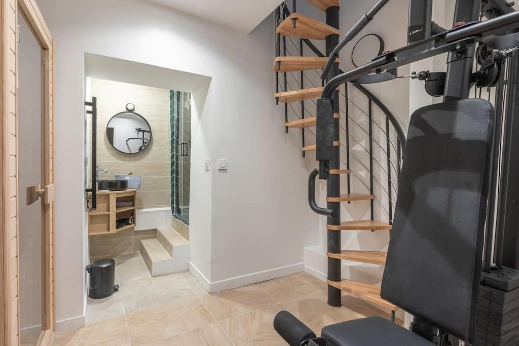 Appartement Magnifique Et Relaxant Avec Sauna Paris Exterior foto